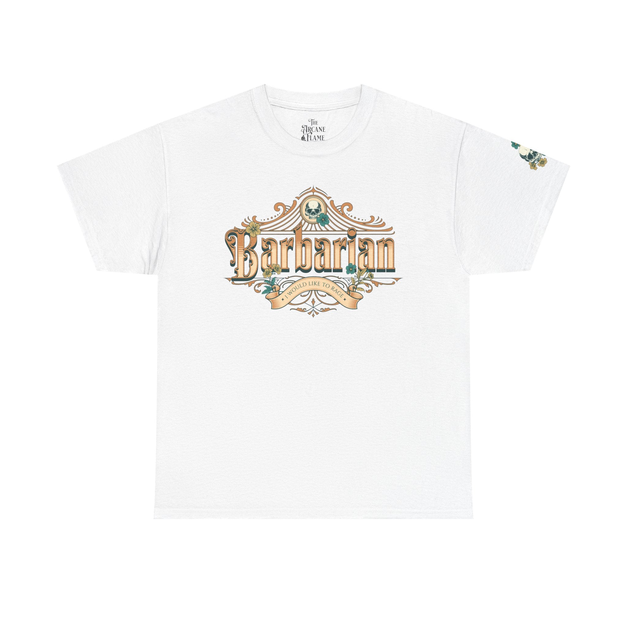 Barbarian: "I Would Like to Rage" T-Shirt (with Sleeve Detail)